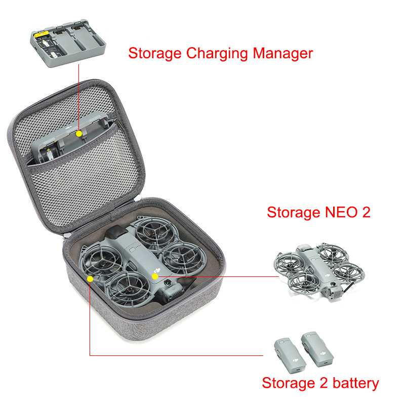 Carrying Shockproof Case for D - مراجعة Drone Dji Rc N3 وسعره
