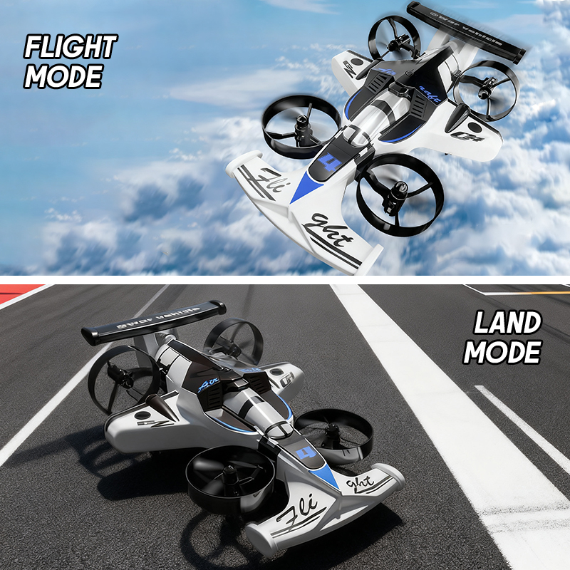 2in1 Mini Drone Air-Ground Fly - مراجعة Drone Rc With Screen وسعره