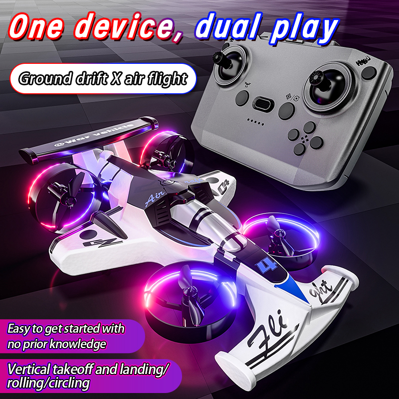 2in1 Mini Drone Air-Ground Fly - مراجعة Drone Rc With Screen وسعره