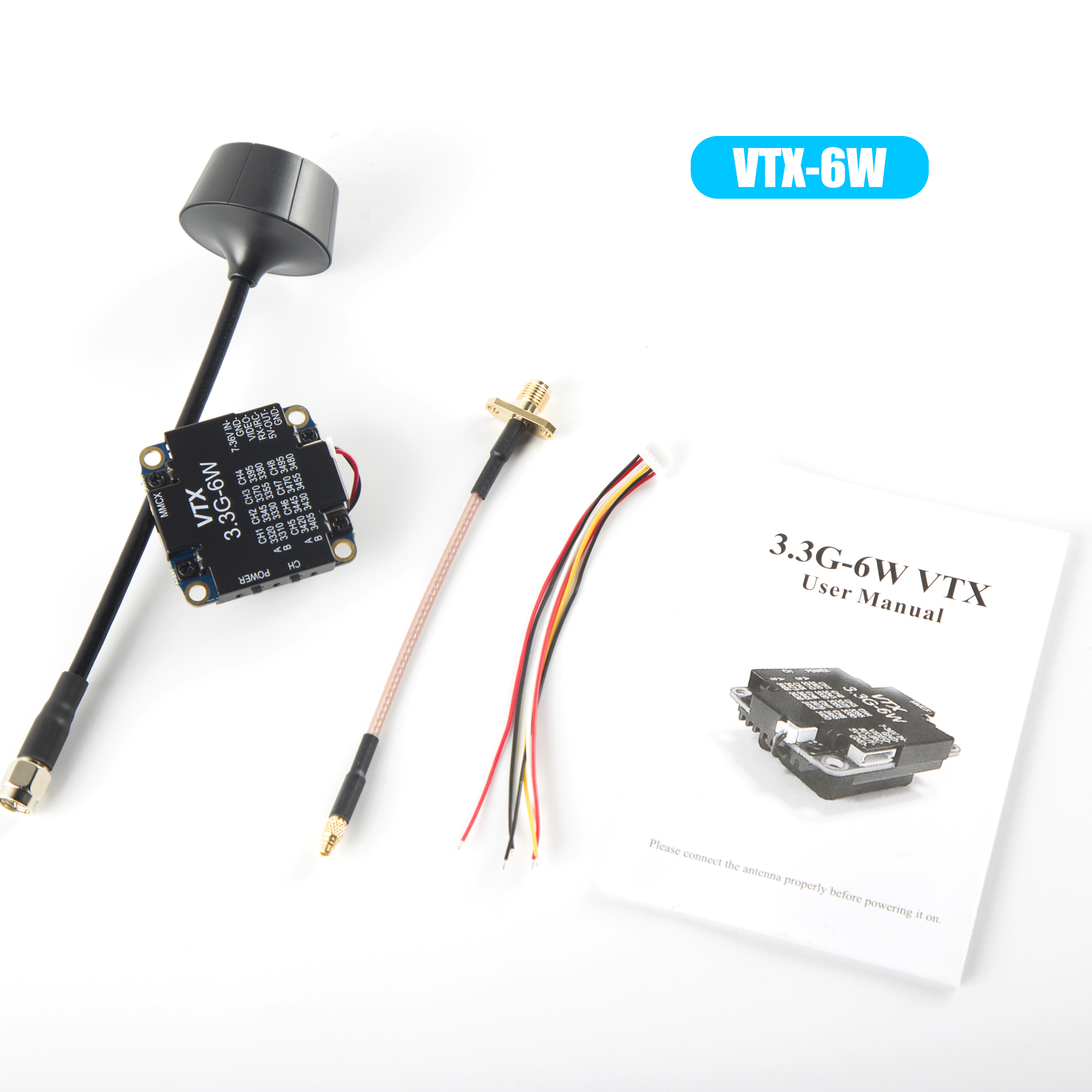 FPV Video Transmitter 3.3G 6W  - مراجعة Drone With Rc Controller وسعره