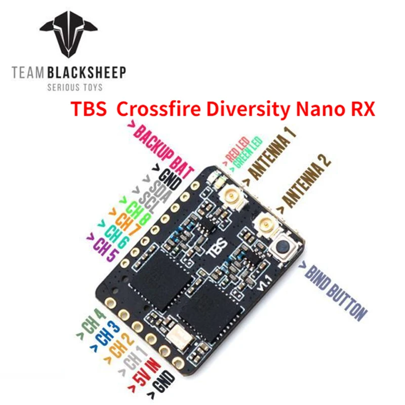 Original TBS Team BlackSheep C - مراجعة Crossfire Receiver Rx وسعره