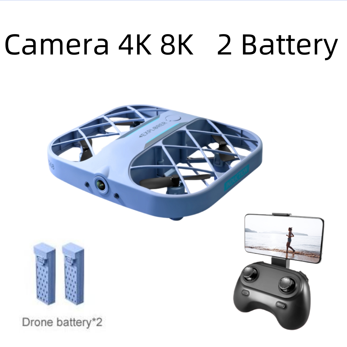JJRC H107 FPV RC Drone with 2  - مراجعة Drone Rc With Screen وسعره