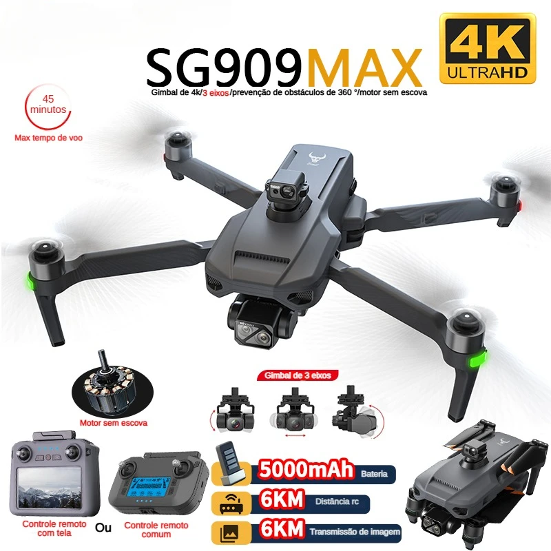 ZLL SG909 SG909MAX Professiona - مراجعة Drone Rc With Screen وسعره