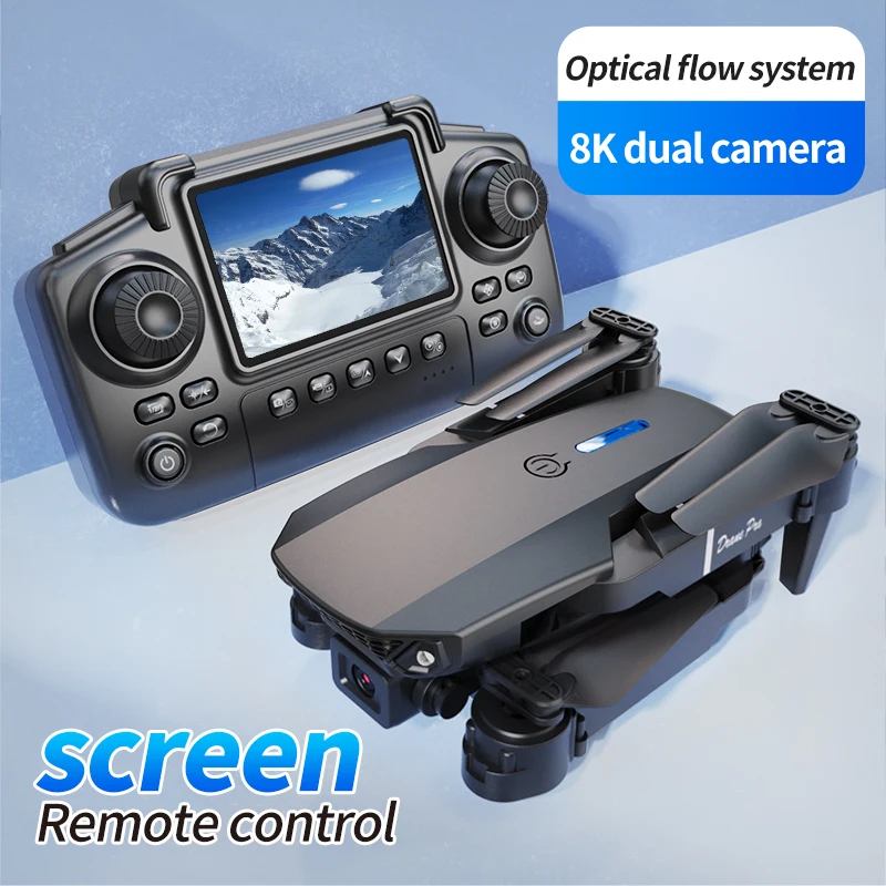 E88 PRO Drone with screen 4K H - مراجعة Rc Drone E88 وسعره
