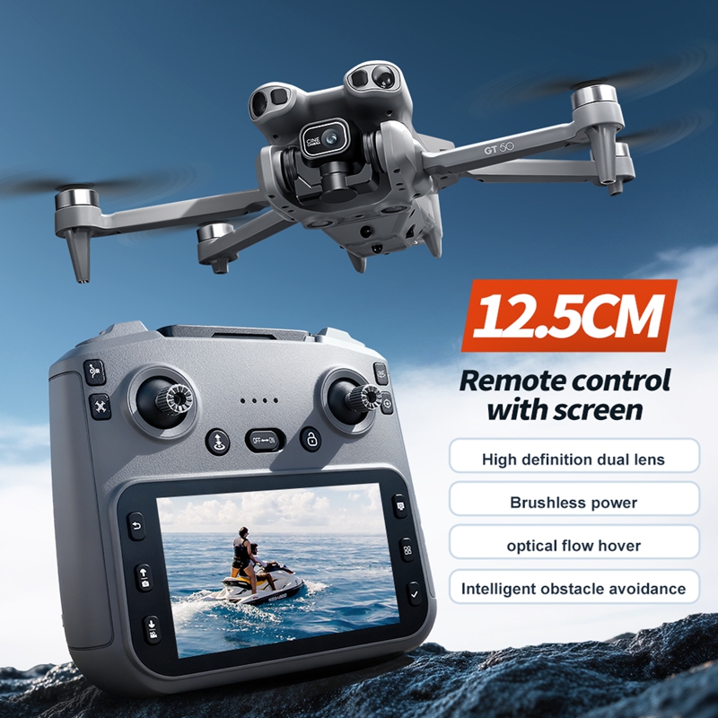 GT50 Mini Drone Dual Camera 8K - مراجعة Rc Drone E88 وسعره