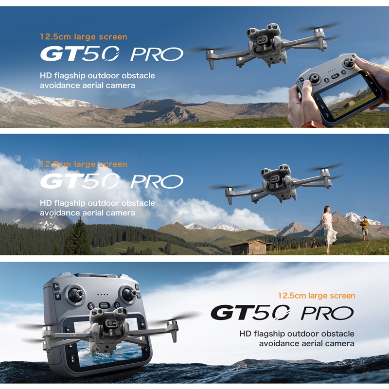 GT50 Mini Drone Dual Camera 8K - مراجعة Rc Drone E88 وسعره