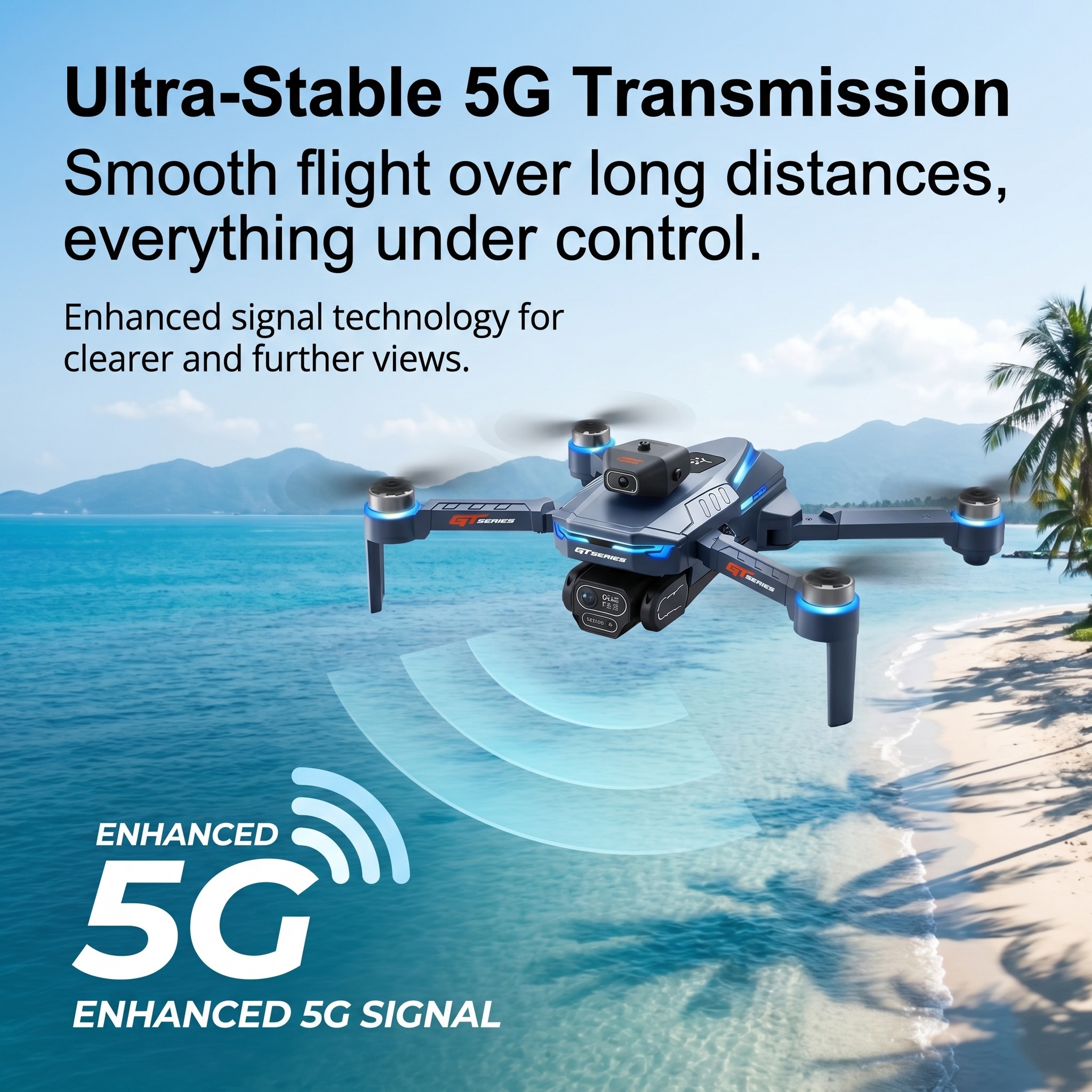 New Drone GT8 8K Professional  - مراجعة Drone Gt8 Rc وسعره